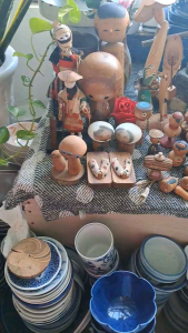 Búp bê gỗ Kokeishi nhật bản 2hand đủ size