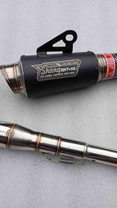 KNALPOT SONIC 150R SUPRA GTR 150 FULL SYSTEM ORIGINAL SHANG BINTANG