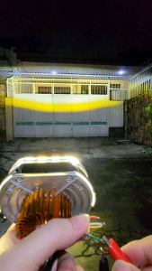 Lampu Tembak Biled Daymaker 4Lensa Plus Shroud Projie Biled Devil 4Lensa 8D 40watt Lampu tembak Projie Biled Daymaker