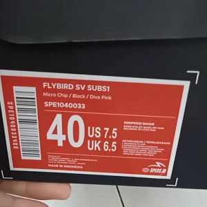 Spesifikasi Sepatu Running Flybird Sv Subs1 Micro Chip Black Diva Pink