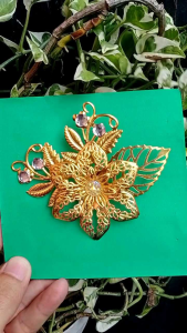 Bros Kebaya Motif Bunga | Bros Handmade Premium | Aksesories Fashion Kebaya
