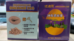 CHIKITO Mainan Gali Telur Fosil Dinosaurus Dig Dinosaur Fossil Egg