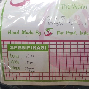 Jaring Voli Lobang 10 cm Ukuran 12x5 Meter: Pagar Lapangan Futsal & Basket