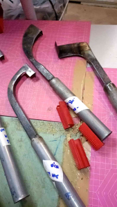 มีดกรีดยางทรงไอ้เท่ง สแตนเลสร่อง65°ยังไม่ลับคม