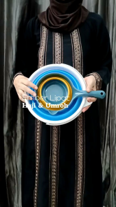 Gayung Lipat silikon Multifungsi ( Gayung untuk persiapan Naik Haji ) Warna Random