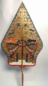 Wayang Kulit Alusan Mini Gunungan Kayon Gapit Sungu Ukuran 30cm
