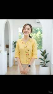 เสื้อพื้นเมืองผู้หญิงปักดอกพริก