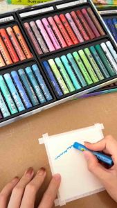 Màu sáp dầu mềm cá voi vẽ tranh đắp nổi 12/24/36/48 màu StudyX