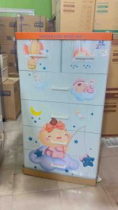 Tủ nhựa 5 tầng (ráp sẵn) AE qui phúc - nội thất Khả Vy