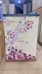 (Ráp sẵn) Tủ nhựa DeliMax 5 tầng ngăn kéo thích thước lớn (cao138cm ngang90cm sâu48cm) -nội thất Khả Vy ráp sẵn