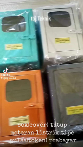 Bok/Cover Tutup Meteran Listrik Tipe Meteran Pulsa/Token