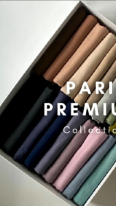 Kerudung Best Seller Paris Premium Segiempat Polos Anti Letoy Terbaru