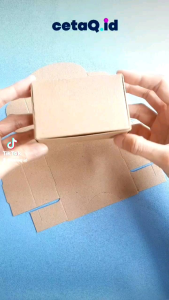 [Isi 5 pcs] Box Packaging Kotak Kartu Nama/Souvenir/Aksesoris Kertas Kraft 95 x 3 x 6 cm