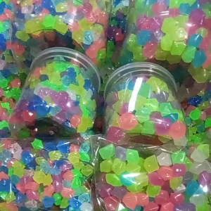 Sỏi Dạ Quang kích thướt nhỏ(5mm đến 15mm)dùng trang trí bể cá/sân vườn/cắm hoa...