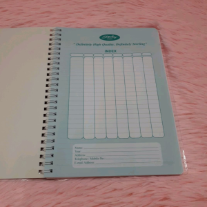 STERLING PAPER DOUBLE LOOP SPIRAL NOTEBOOK (LIFE CANVAS) 360987 80leaves