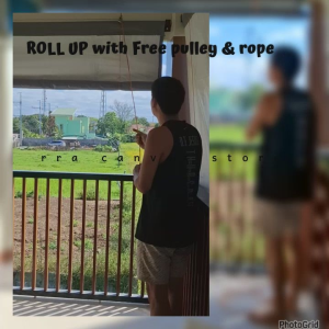 (8ft x 10ft)ROLL UP/ROLL DOWN with PULLEY & ROPE LOWEST PRICE