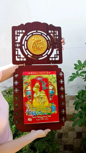 [Nhiều Mẫu 2026] Bộ khánh lịch treo tường chữ THỌ chữ LỘC chữ PHÚC đúc nổi nhũ vàng cắt khắc tỉ mĩ