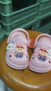 Sandal anak baim perempuan laki-laki tali belakang karakter LABUBU Bunyi citcit cuit