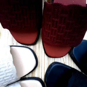 Sandal Slop Wanita Model Terbaru / Sendal Rajut cewek / Sandal Flat Kekinian