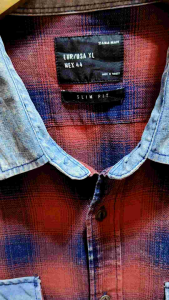 Kemeja Flanel Veterano Vintage Branded Second Size XL