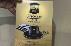 Cà phê sữa G7 GOLD PICASSO LATTE Trung Nguyên( Hộp 14 gói)