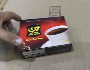 (Combo 2 Hộp 50 Gói) Cà phê hòa tan ĐEN G7 Trung Nguyên( Không Đường Không Sữa)