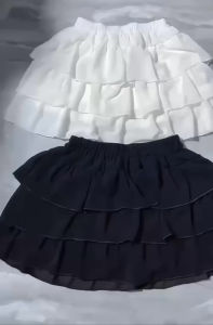 CHÂN VÁY VOAN 3 TẦNG CÓ LÓT QUẦN