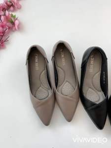 รองเท้าผู้หญิง สูง 2“คัทชูใส่ทำงาน รองเท้าเพื่อสุขภาพ รหัส 1385-2 รุ่นนุ่มพิเศษ