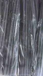 โบว์ริบบิ้น โบว์รูด ริบบิ้นกึ่งสำเร็จรูป โบว์ติดของขวัญ (ยกแพ็ค 100 ชิ้น) ขนาด 50 มม.สีเทา