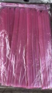 โบว์ริบบิ้น โบว์รูด ริบบิ้นกึ่งสำเร็จรูป โบว์ติดของขวัญ (ยกห่อ 10 ชิ้น) ขนาด 50 มม. สีชมพู