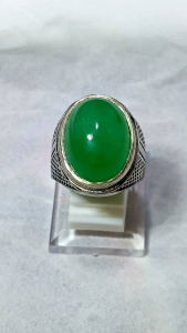 Batu Cincin mewah Giok hijau
