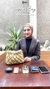 Tas Selempang Wanita Simpel & Gabia Tas Wanita: 2 in 1 Bag