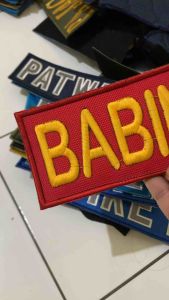 TULISAN BABINSA UNTUK BAN LENGAN