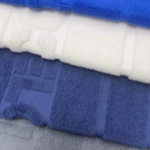 พรมเช็ดเท้าผ้าคอตตอน 100% น้ำหนัก8ปองขนาด47x75