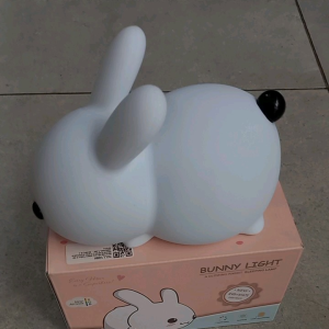 lampu tidur led silikon kelinci panda kucing sensor sentuh touch dimmable rechargeable soft light lampiu tidur malam night lamp silicone dimmer bisa dicas baterai isi ulang lampu meja unik keren hias dekorasi ruangan