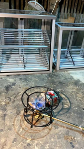 rak besi tungku kompor semawar