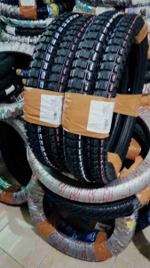 Sepasang 1 [ Set ] Ban Motor Luar Trail Supra Shogun Smash Ukuran 250 & 275 Ring 17