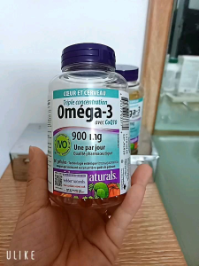 ( Hàng công ty có tem) Omega-3 Triple Strength L/120 viên WEBBER NATURALS  Hỗ trợ tim mạch não bộ và khớp