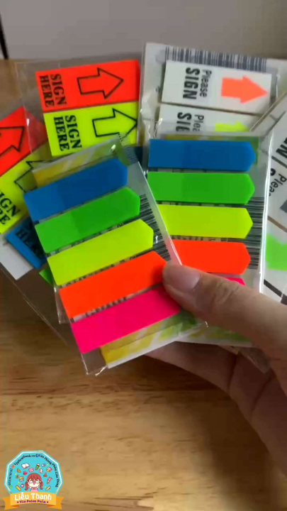 Giấy Ghi Chú Pronoti ( Please Sign, Sign Here, 5 màu) | Lazada.vn