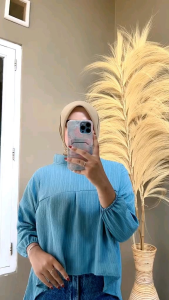 Amorra Blouse Laddy Crush Premium Atasan Blouse Terbaru