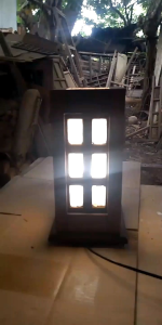 Capiz  Lantern  Lamp/ Capiz Wall Mounted Decor 15.5x33cm