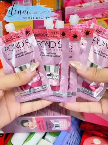 01 Gói Kem Sáng Da Đa Tầng Ngày Pond’s Bright Miracle mờ thâm sạm với 50X Niasorcinol - kem Pond’d Thái mẫu mới