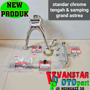 Standar Tengah Samping GRAND ASTREA & Prima Legenda C70: Aksesoris Mobil Chrome Kilap