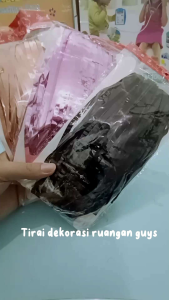 Tirai Foil 200 x 100 CM: Dekorasi dan Hiasan untuk Acara Spesial