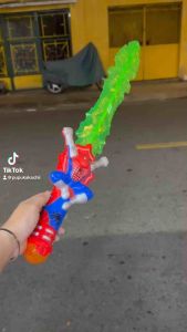 Kiếm Pin Đồ Chơi Có Âm Thanh Đèn Chớp Tắt Mẫu Người Nhện Spiderman Khổng Lồ Xanh Hulk