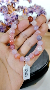 Natural Premium Grade Yan Yuan Agate Crystal Beads Bracelet YY02 #AgateBracelet #agate #CrystalBracelet #Naturalcrystal