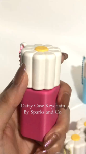 Cute Daisy Flower Case compatible for Inhalers Lip Balms & Small Essentials like PoySian Pastel Inhalers