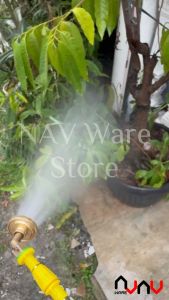 Nozzle Sprayer Elektrik 8 Lubang Bengkok Kuningan Adjustable / Nozel Spuyer Kabut Semprotan Air Knapsack Pertanian / Alat Semprot Hama Siram Taman Kebun Misting