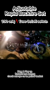 Adjustable Rapid Backfire Plug & Play with FREE ON/OFF SWITCH for All Motorcycles - Universal