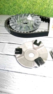 Paketan Vanbelt VBelt Panbel + Rumah Roller Set + Kipas Rumah Roler Yamaha Mio Lama Sporty Smile Nouvo Mio Soul Karbu Fino